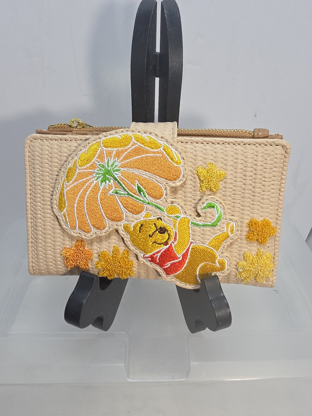 Loungefly Disney Winnie the Pooh Floral Zip Wallet NWT
